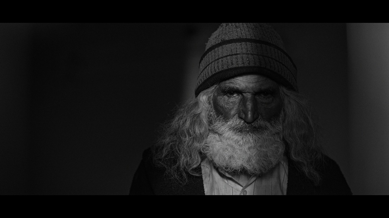 Close up of an elderly man